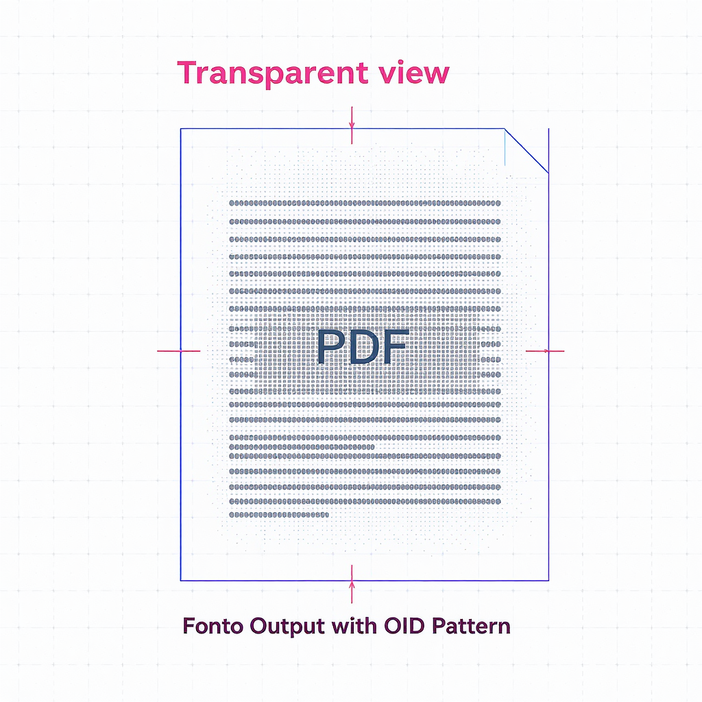 PDF Generation with OID Pattern