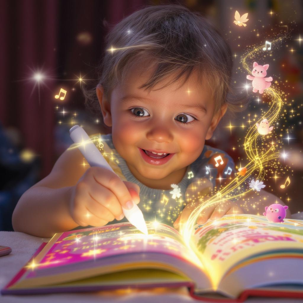 Child experiencing magic with Papiro pen